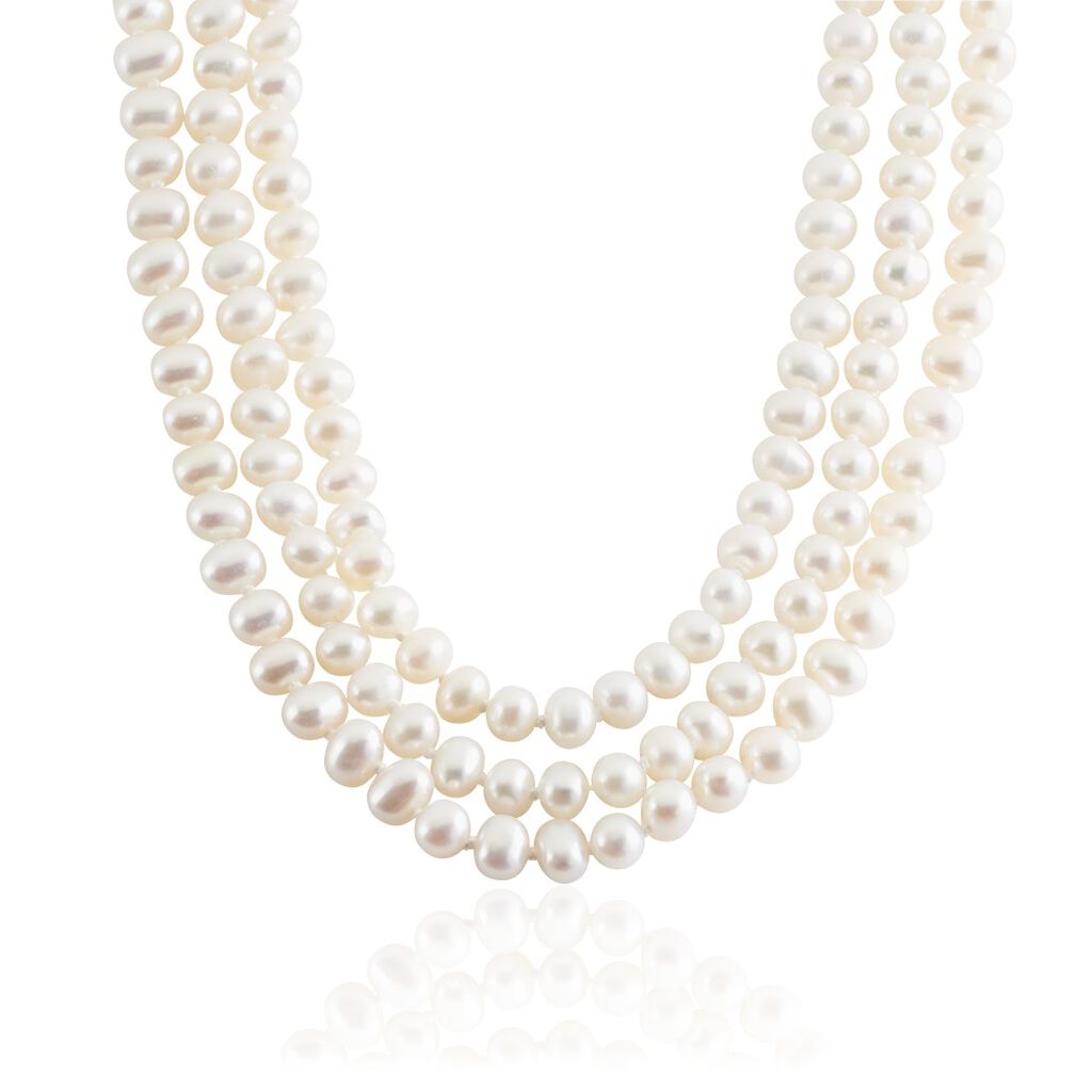 Collier Or Jaune Lauridas Perle De Culture