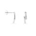 Boucles D'oreilles Puces Galya Or Blanc Diamant - Clous d'oreilles Femme | Histoire d’Or