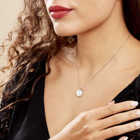 Collier Argent Blanc Vaodez - Colliers fantaisie Femme | Histoire d’Or