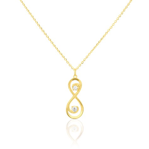 Collier Ademar Or Jaune Oxyde De Zirconium - Colliers Femme | Histoire d&rsquo;Or