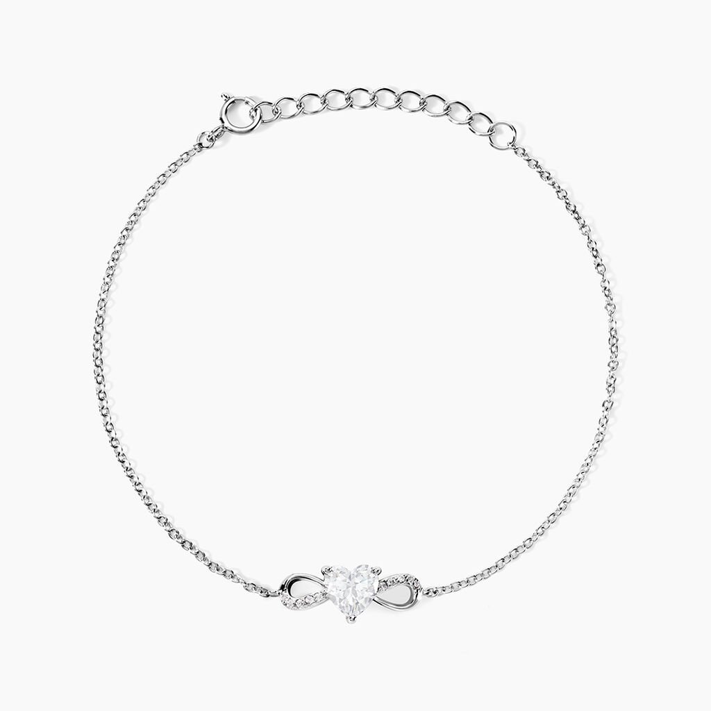 Bracelet Atieno Argent Blanc Oxyde De Zirconium - F&ecirc;te des m&egrave;res Femme | Histoire d&rsquo;Or