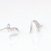 Boucles D'oreilles Puces Ouassima Or Blanc Diamant - Clous d'oreilles Femme | Histoire d’Or