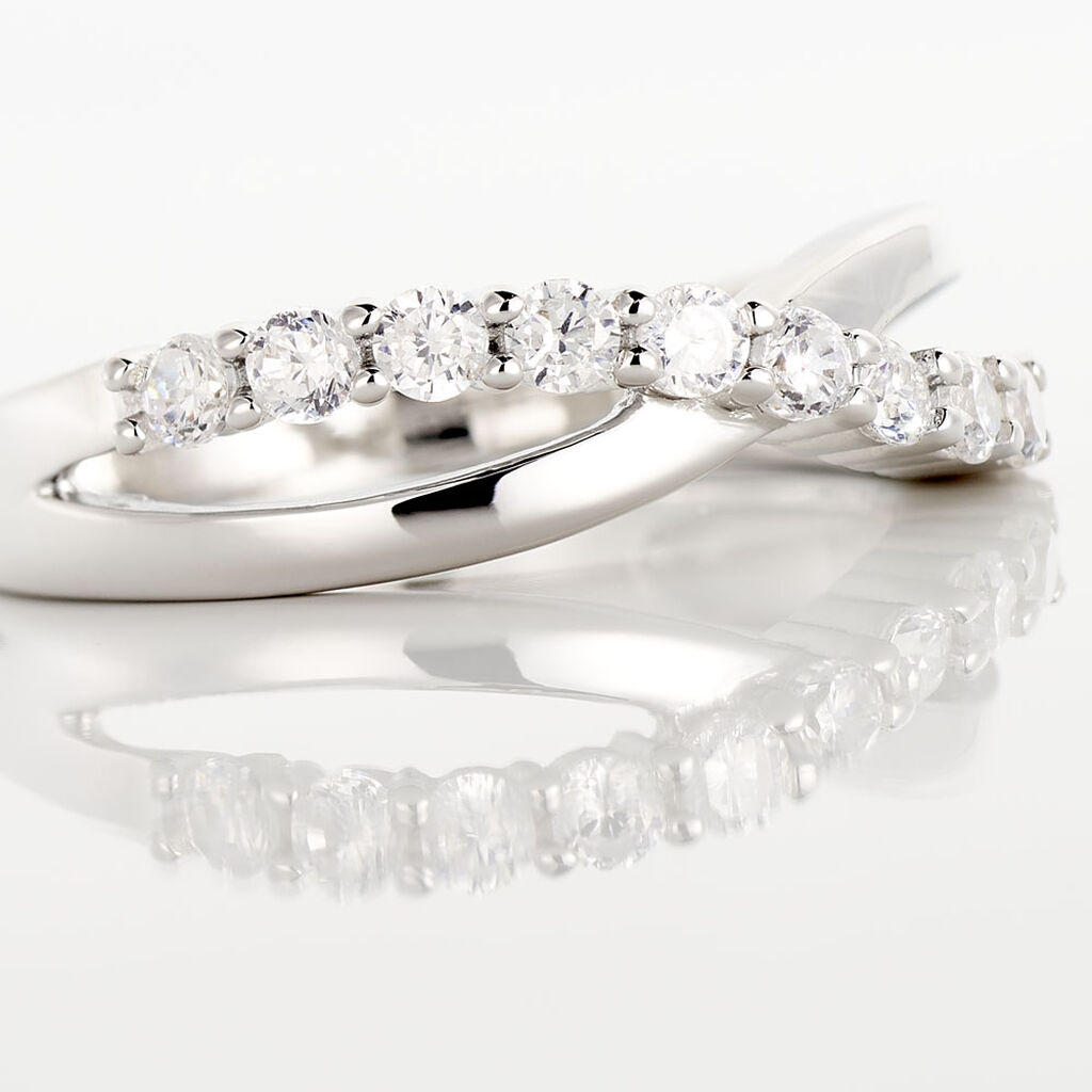 Bague Elorie Argent Oxyde De Zirconium - Bagues avec pierre Femme | Histoire d’Or