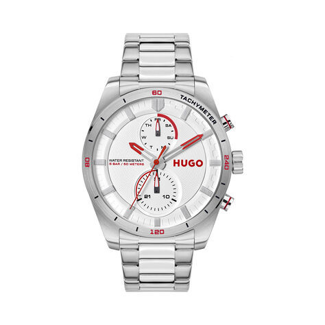 Montre Hugo Fast Blanc - Montres Homme | Histoire d’Or