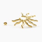 Boucles D'Oreilles Puces Mermaid Acier Jaune - Boucles d'oreilles fantaisie Femme | Histoire d&rsquo;Or