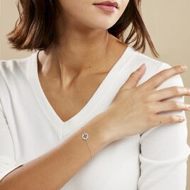 Bracelet Ema Argent Blanc Oxyde De Zirconium - Bracelets fantaisie Femme | Histoire d’Or
