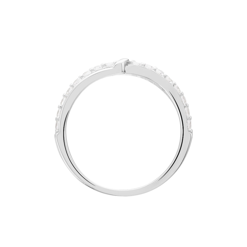 Bague Pernilla Argent Blanc Oxyde De Zirconium - Bagues avec pierre Femme | Histoire d’Or