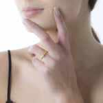 Bague Solitaire Orleane Or Jaune Diamant - Bagues solitaires Femme | Histoire d&rsquo;Or