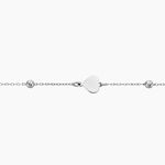Bracelet Onelia Argent Blanc Cristal - Bracelets Femme | Histoire d&rsquo;Or