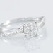 Bague Hebe Or Blanc Diamant - Bagues avec pierre Femme | Histoire d’Or