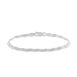 Bracelet Leonte Argent Blanc - Bracelets chaîne Femme | Histoire d’Or