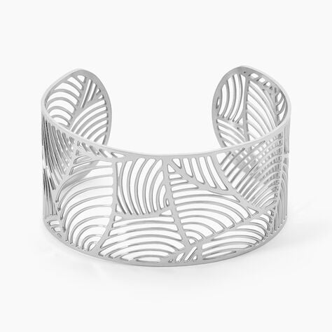 Bracelet Jonc Andor Acier Blanc - Bracelets joncs Femme | Histoire d&rsquo;Or