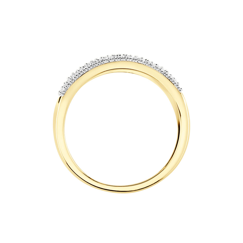 Bague Theolinne Or Jaune Diamant - Bagues avec pierre Femme | Histoire d’Or