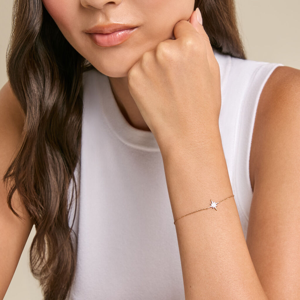 Bracelet Aveline Or Jaune Diamant - Bracelets Pierre Femme | Histoire d&rsquo;Or