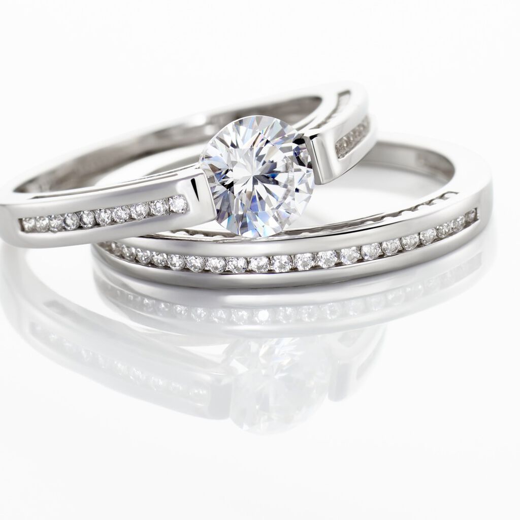 Bague Malou Argent Blanc Oxyde De Zirconium - Bagues solitaires Femme | Histoire d’Or