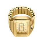 Montre Bague Fossil Raquel Watch Ring Dor&eacute; - Montres Femme | Histoire d&rsquo;Or