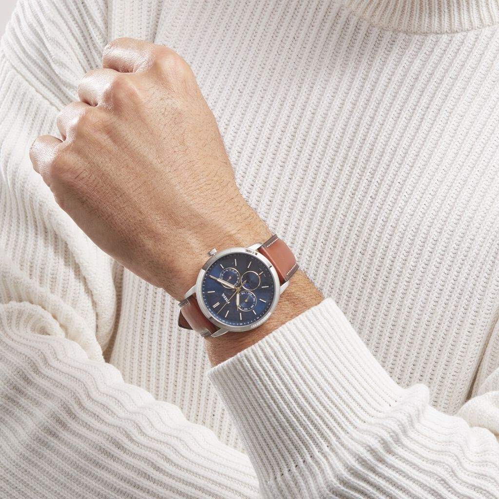 Montre Fossil Neutra Minimalist Bleu - Montres Homme | Histoire d’Or