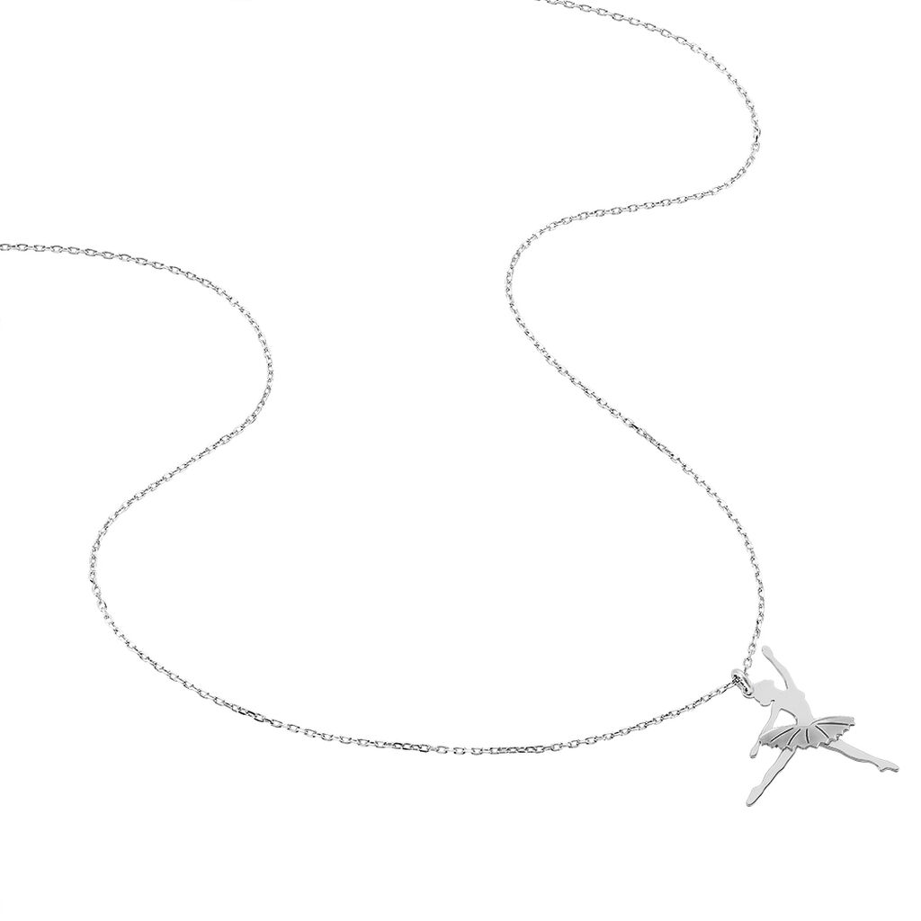 Collier Ritej Argent Blanc - Colliers fantaisie Femme | Histoire d’Or