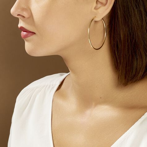 Créoles Verania Or Jaune - Boucles d'oreilles créoles Femme | Histoire d’Or