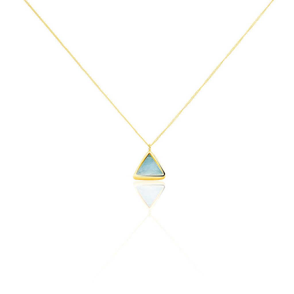 Bijoux Triangle Or Forcat Aigue Marine Triangle Trillion Clos Jaune 375 1000 42cm B3cfjab726c Histoire D Or