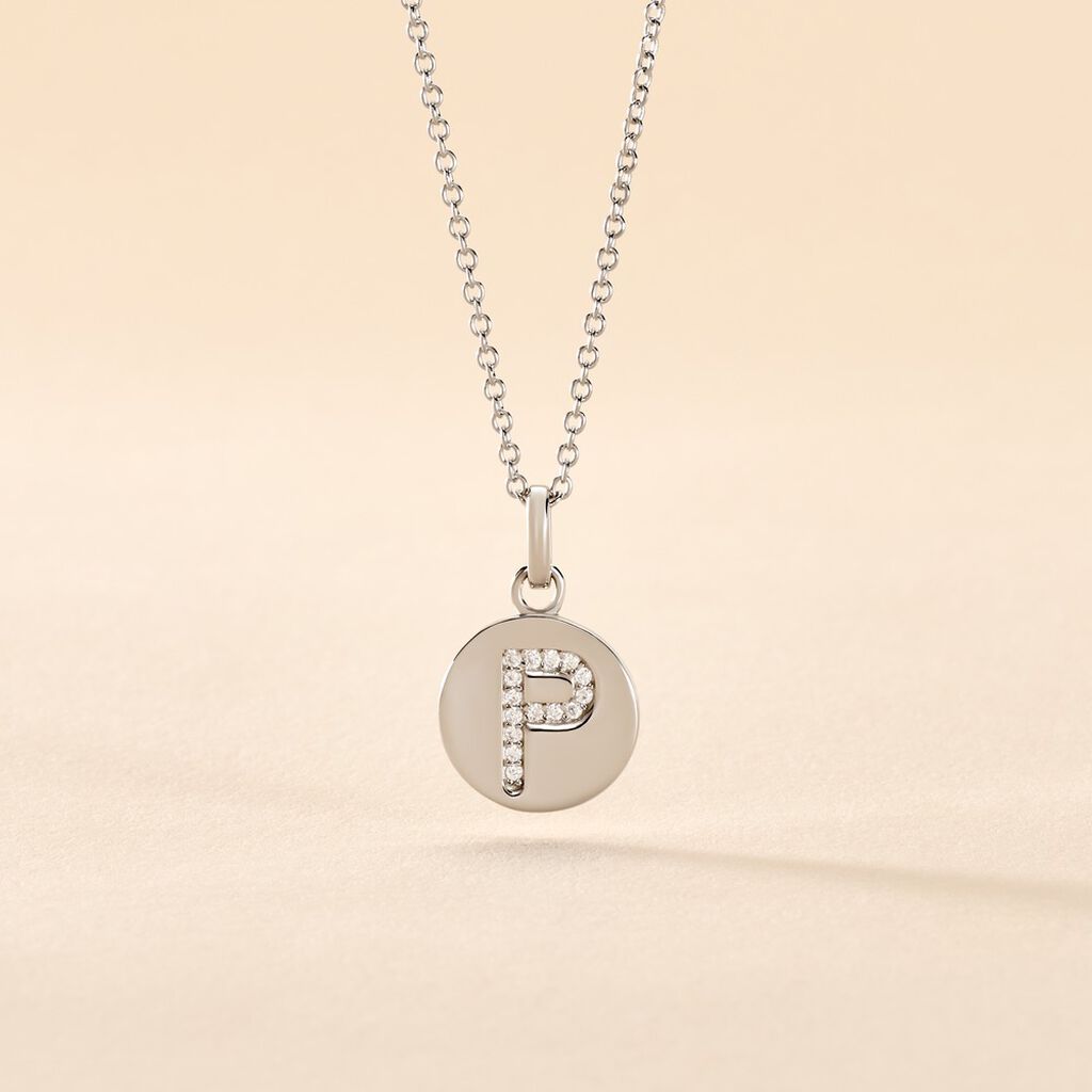 Collier Argent Eugenien Oxydes De Zirconium - Colliers fantaisie Femme | Histoire d&rsquo;Or