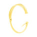 Bracelet Jonc Claudie 3 Fils Entrelaces Or Jaune - Bracelets joncs Femme | Histoire d’Or