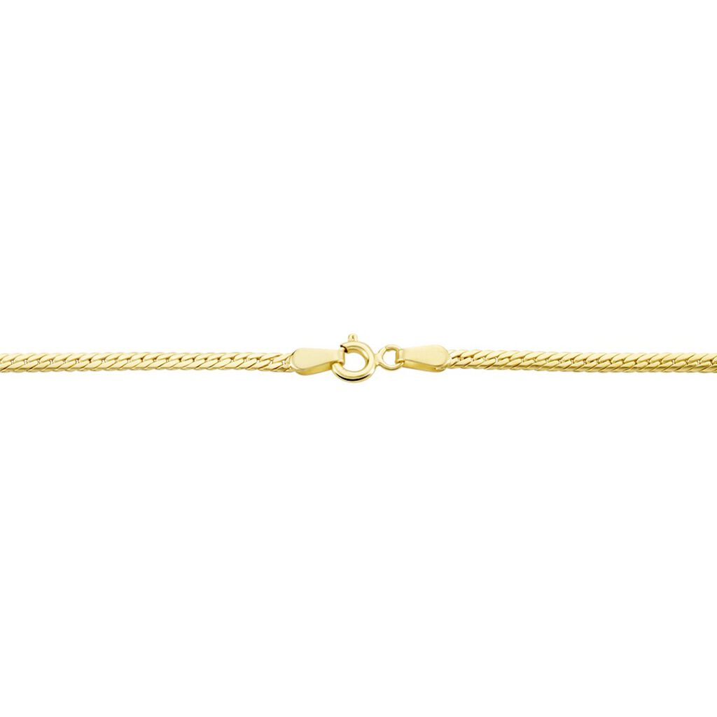 Collier Izel Maille Anglaise Or Jaune - Bijoux sans pierre Femme | Histoire d&rsquo;Or