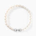 Bracelet Onassis Argent Blanc Perle De Culture Oxyde De Zirconium - Bracelets Femme | Histoire d’Or