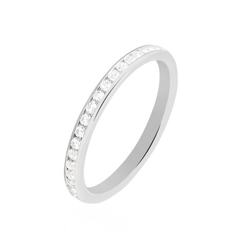 Alliance Laurie Tour Complet Or Blanc Diamant - Alliances Femme | Histoire d’Or