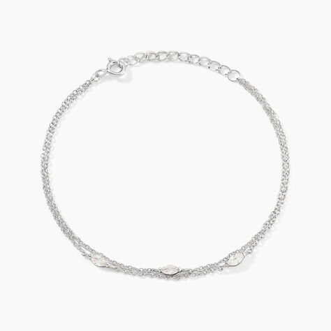 Bracelet Giulette Argent Blanc Oxyde De Zirconium - Bracelets Femme | Histoire d&rsquo;Or