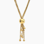 Collier Sautoir Acier Dor&eacute; Nanaia - Sautoirs Femme | Histoire d&rsquo;Or