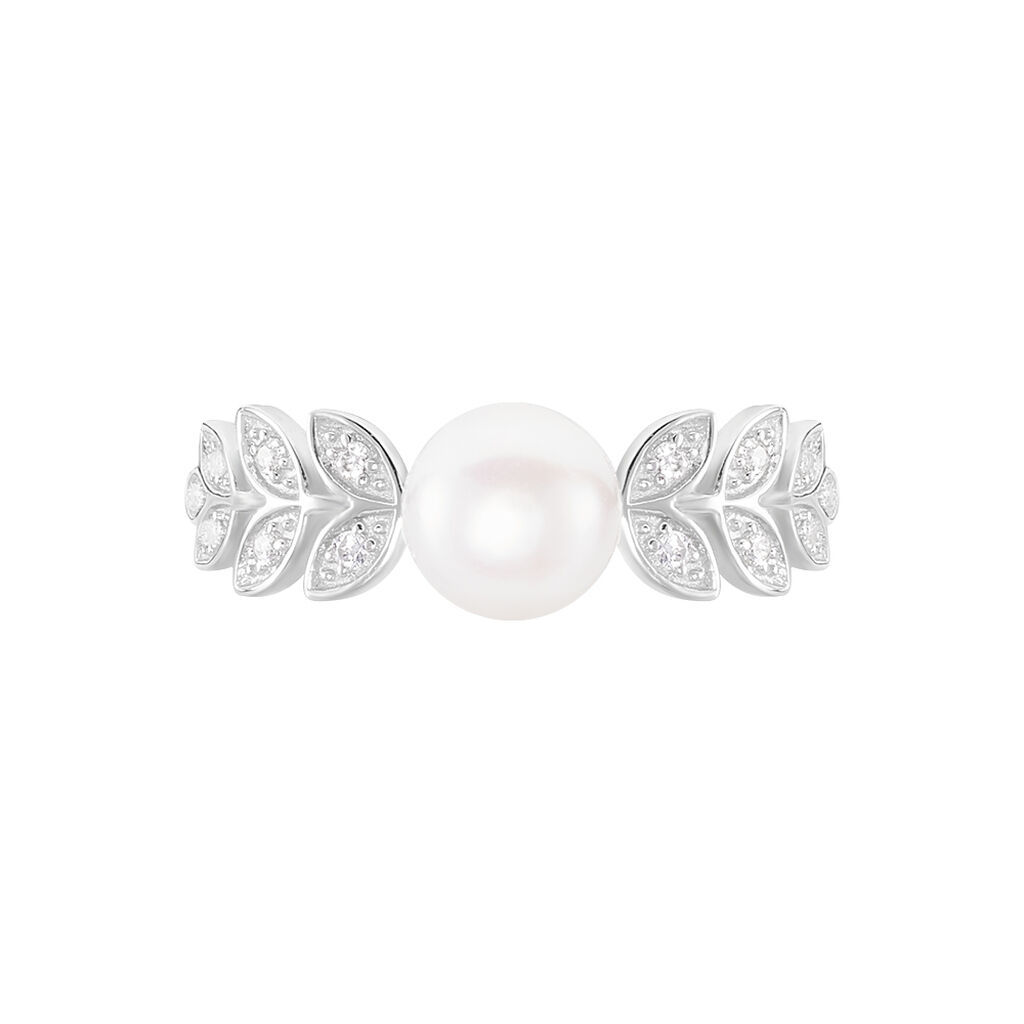 Bague Epiphania Or Blanc Oxyde De Zirconium - Bagues avec pierre Femme | Histoire d’Or