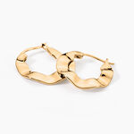 Cr&eacute;oles Keara Plaqu&eacute; Or Jaune - Boucles d'oreilles cr&eacute;oles Femme | Histoire d&rsquo;Or