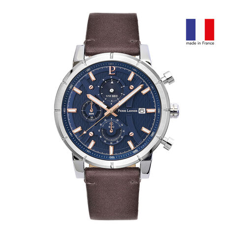 Montre Pierre Lannier Criterium Bleu - Montres Homme | Histoire d’Or