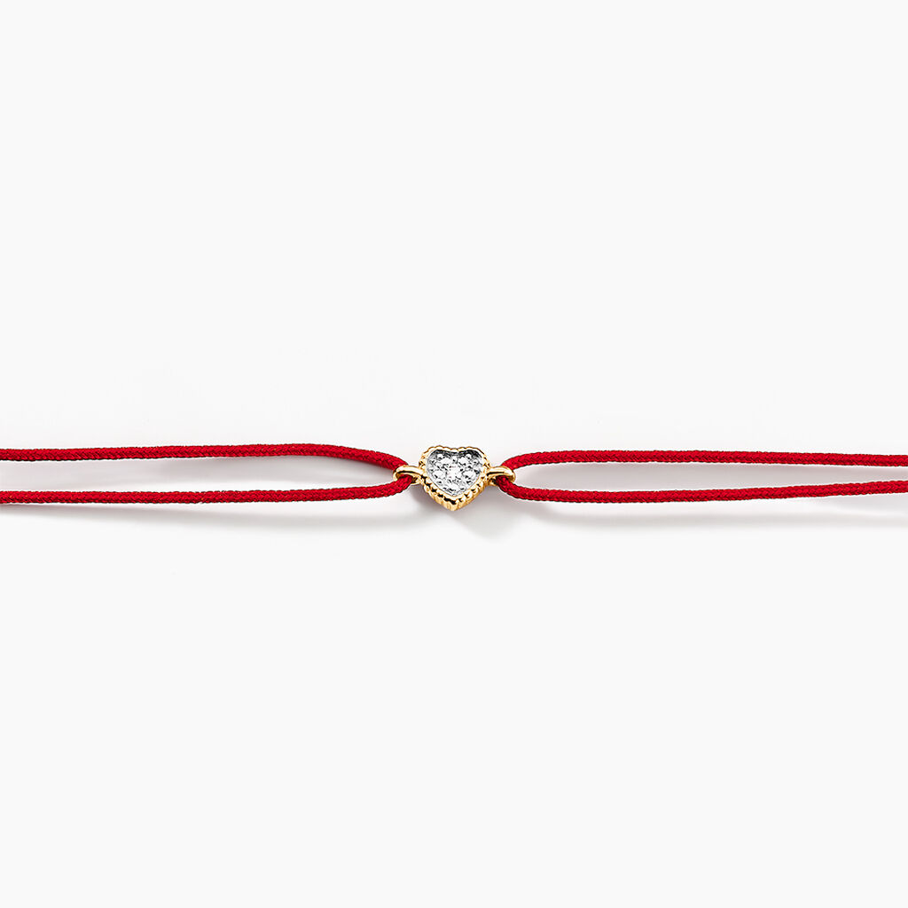 Bracelet Mon 1er Diamant Or Rose Diamant - Bracelets cordon Femme | Histoire d’Or