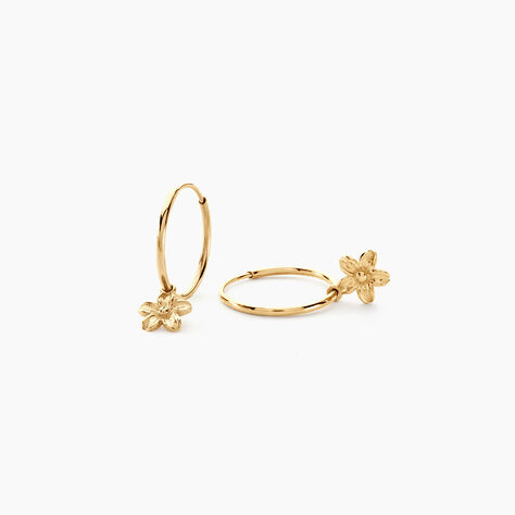 Créoles Rorie Or Jaune - Boucles d'oreilles créoles  | Histoire d’Or
