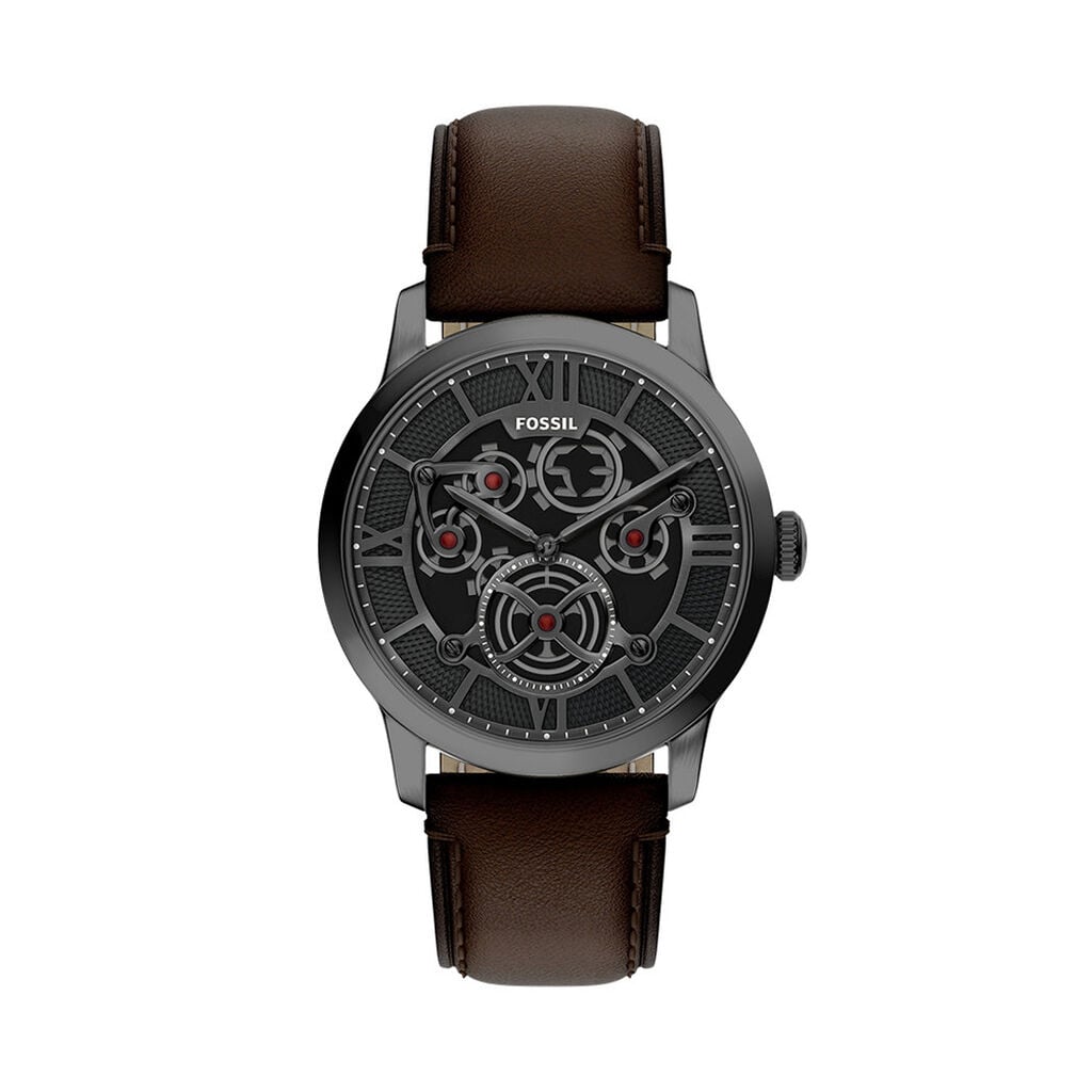 Montre Fossil Bic Tic Tourbillon Gris - F&ecirc;te des p&egrave;res Homme | Histoire d&rsquo;Or