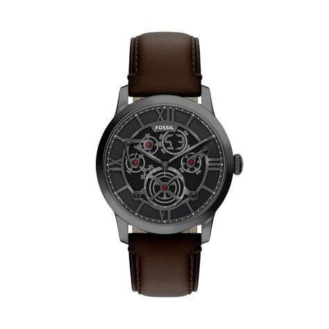 Montre Fossil Bic Tic Tourbillon Gris - F&ecirc;te des p&egrave;res Homme | Histoire d&rsquo;Or