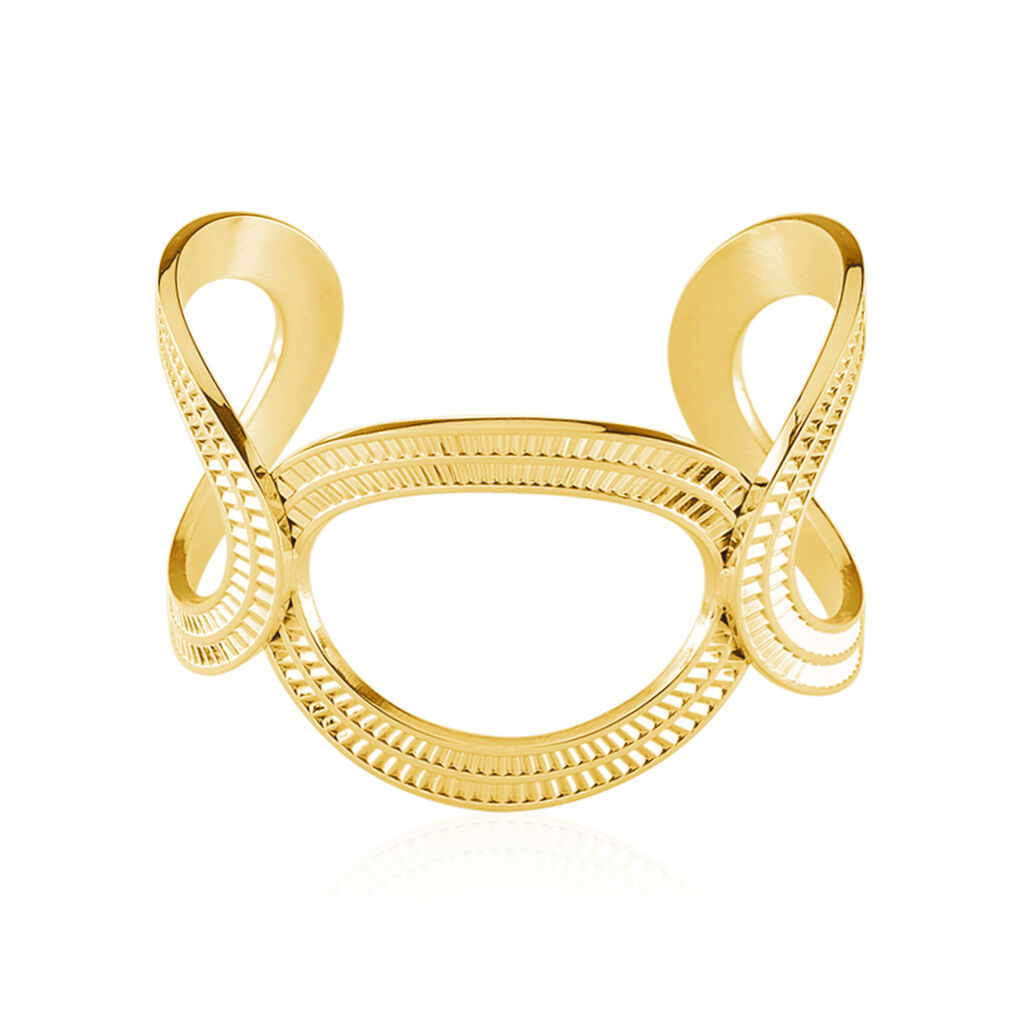 Bracelet Jonc Agostino Acier Jaune - Bracelets Femme | Histoire d’Or