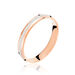 Alliance Caroline Sablee Demi Jonc Classique Or Bicolore - Alliances Femme | Histoire d’Or