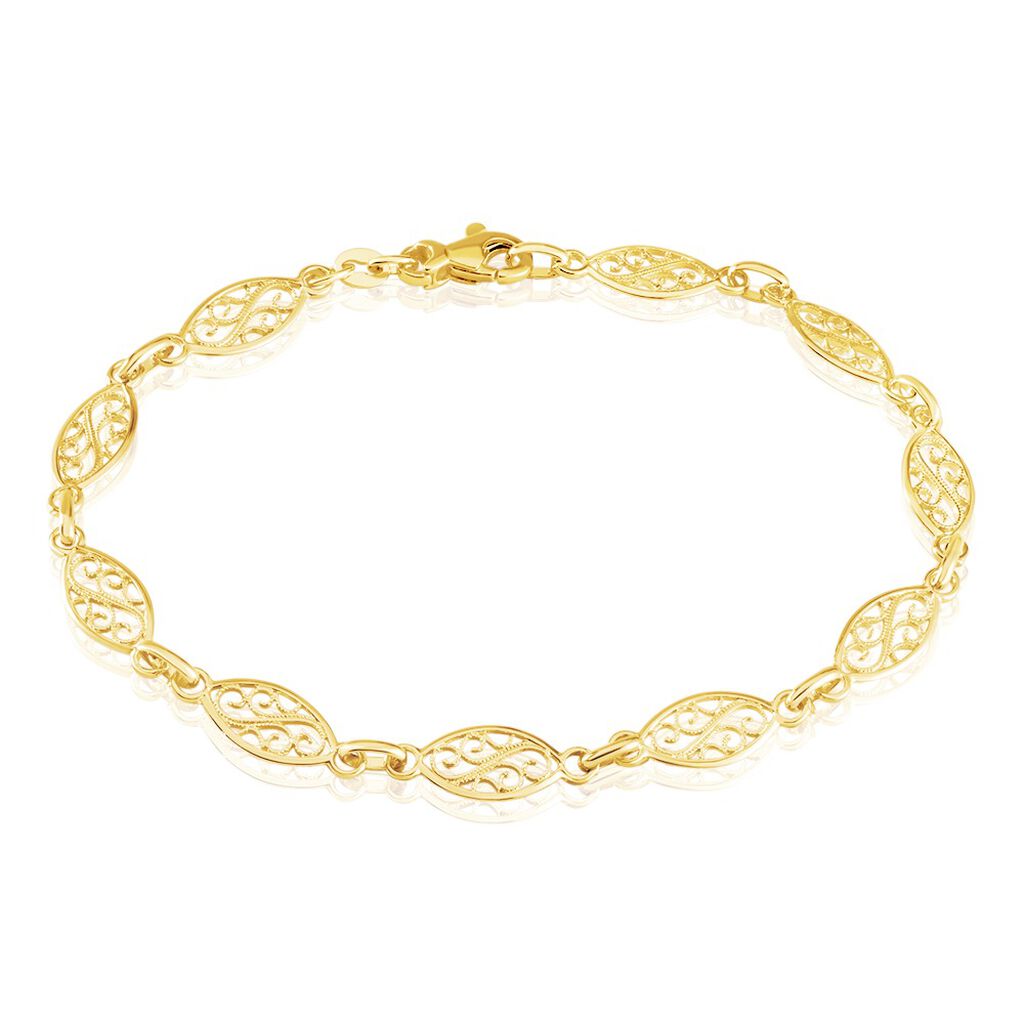 Bracelet Maille Acanty Or Jaune - Bracelets chaîne Femme | Histoire d’Or