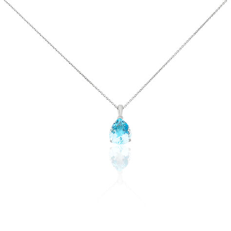 Collier Anesa Or Blanc Topaze - Colliers Femme | Histoire d’Or