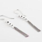 Boucles D'oreilles Pendantes Melodie Argent Blanc - Boucles d'oreilles fantaisie Femme | Histoire d&rsquo;Or
