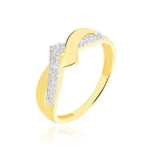 Bague Morgana Or Jaune Diamant - Bagues avec pierre Femme | Histoire d’Or