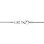 Cha&icirc;ne Kassie Maille Omega Argent Blanc - Chaines Femme | Histoire d&rsquo;Or