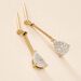 Boucles D'oreilles Pendantes Pear C Or Jaune Diamant - Boucles d'oreilles pendantes Femme | Histoire d’Or