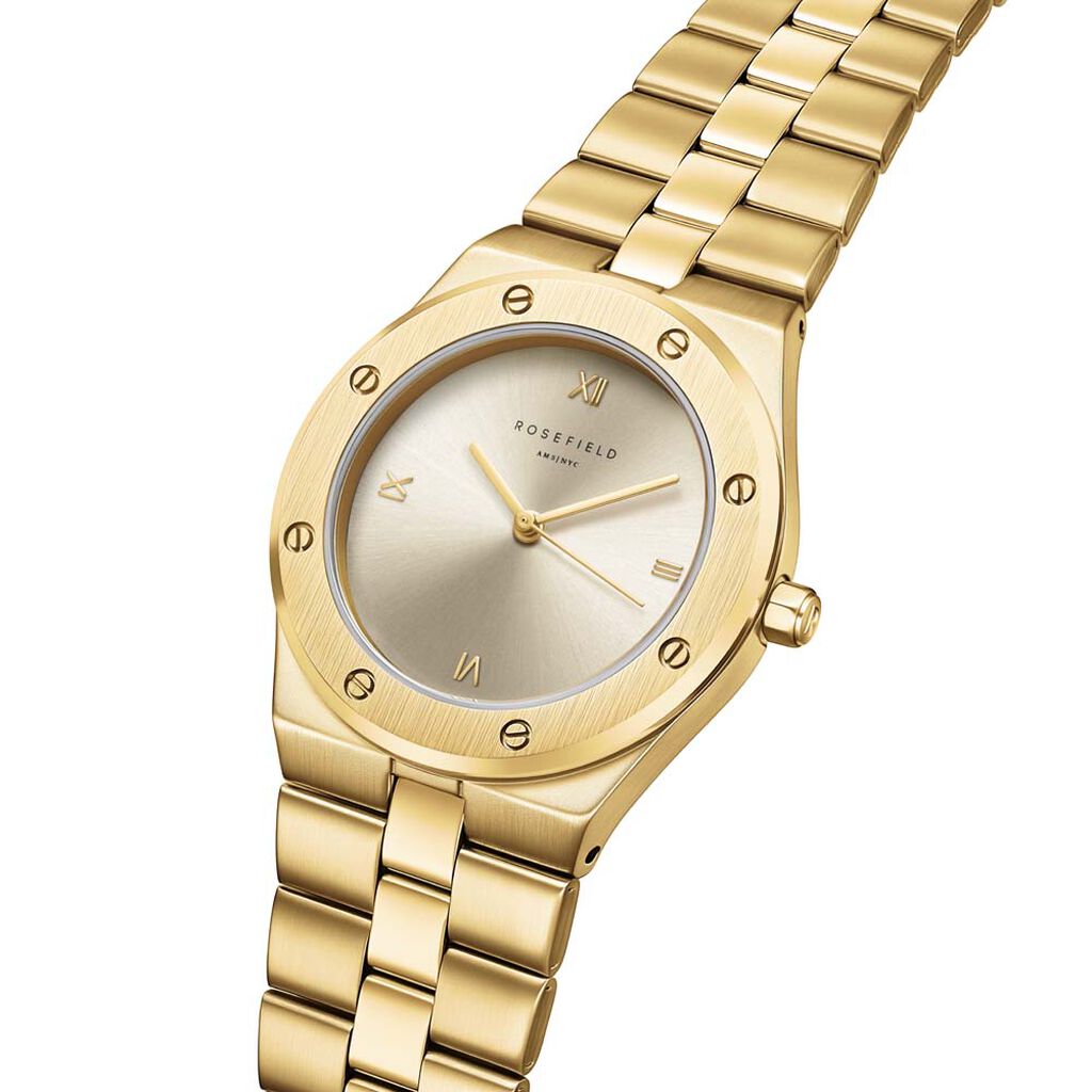 Montre Rosefield Rose Cr&egrave;me - Montres Femme | Histoire d&rsquo;Or
