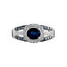 Bague Taliya Or Blanc Saphir Diamant - Bagues solitaires Femme | Histoire d’Or