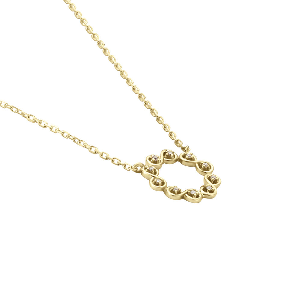 Collier Or Jaune Adrienn Diamants - Colliers Femme | Histoire d’Or
