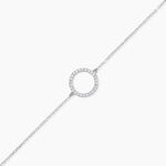 Bracelet Francesca Argent Blanc Oxyde De Zirconium - Bracelets Femme | Histoire d&rsquo;Or